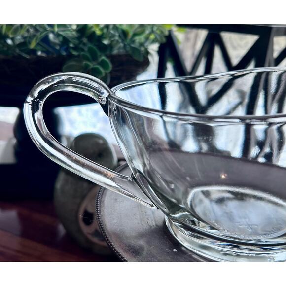 Vintage Clear Glass Anchor Hocking Gravy Boat # 1043 - Picture 4 of 5